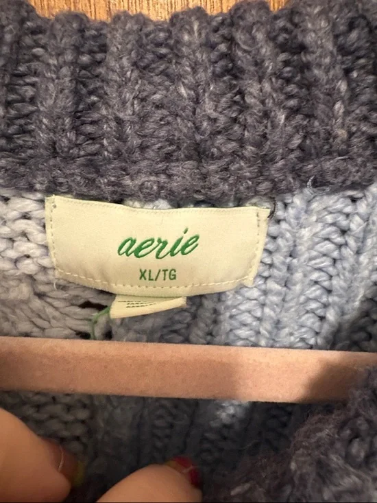 Aerie Patchwork Knit Sweater - Picture 4 of 7